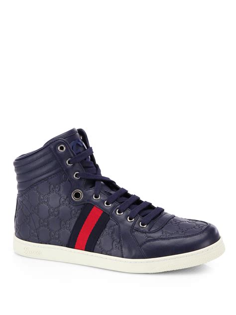 gucci shoes white men|blue Gucci shoes men's.